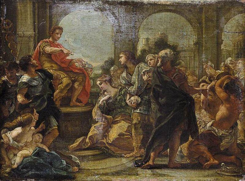 Giovanni Battista Gaulli Called Baccicio The Continence of Scipio china oil painting image